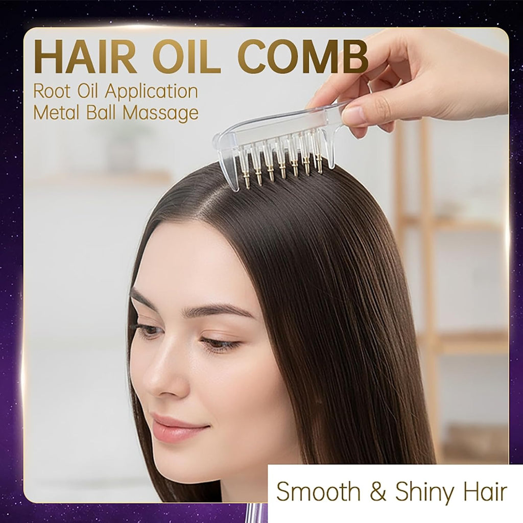 Scalp Essential Oil Comb, Hair Care Serum Applicator, Minoxidil Applicator