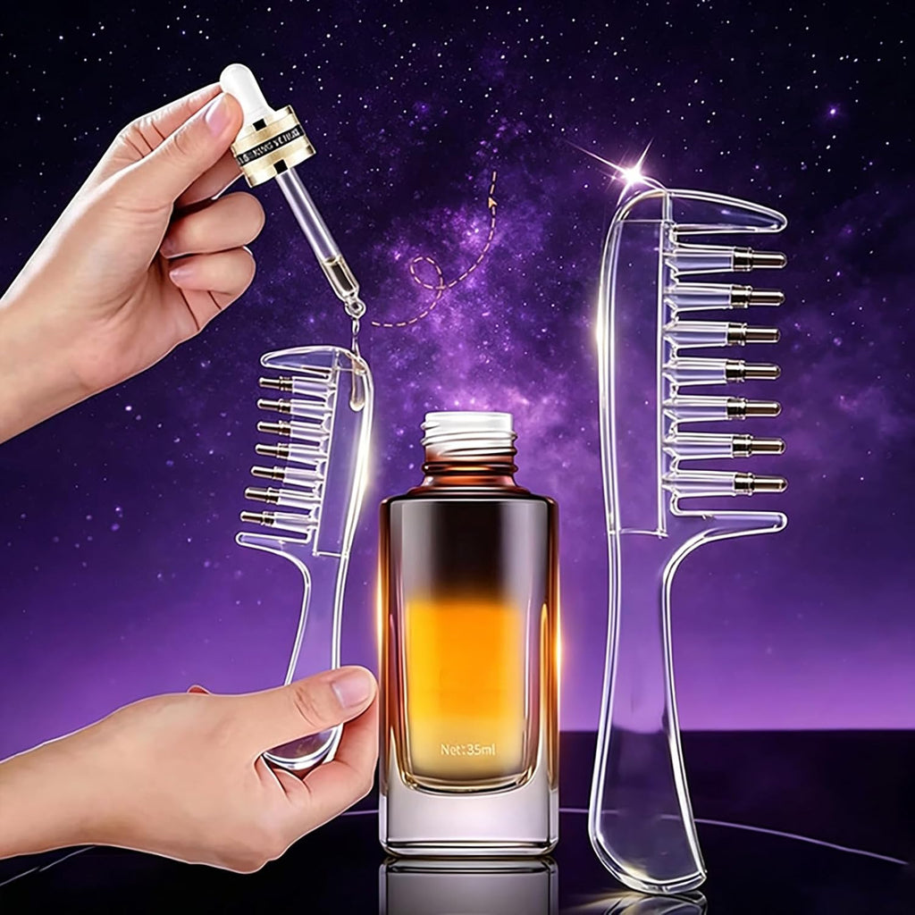 Scalp Essential Oil Comb, Hair Care Serum Applicator, Minoxidil Applicator
