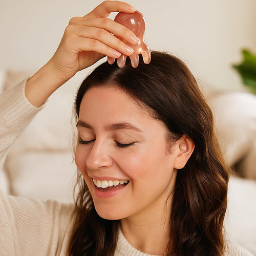2 Pcs Head Massage Comb, Manual Scalp Massage Tool for Head and Body Relaxation Portable Acupressure Massager for Home Office
